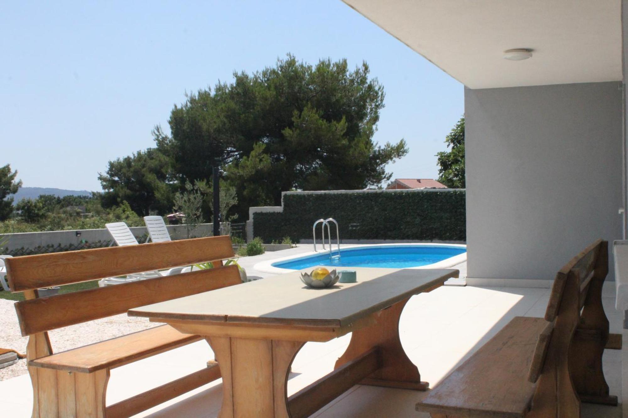 Villa Marta 3 Bedrooms, 2 Baths And Pool Kaštel Štafilić Extérieur photo